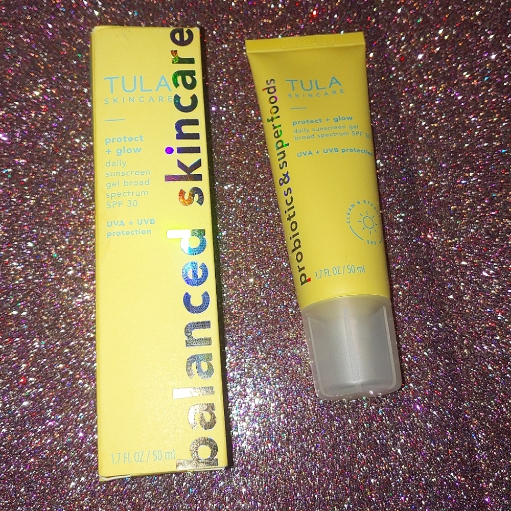 Protect + Glow Daily Sunscreen Gel Broad Spectrum SPF 30 TULA SKINCARE